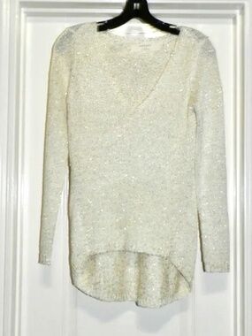 Zara Sweater V Neck Sequin S